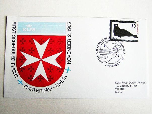 1985 Malta KLM - (5396)